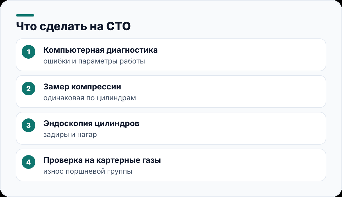 Что сделать на СТО