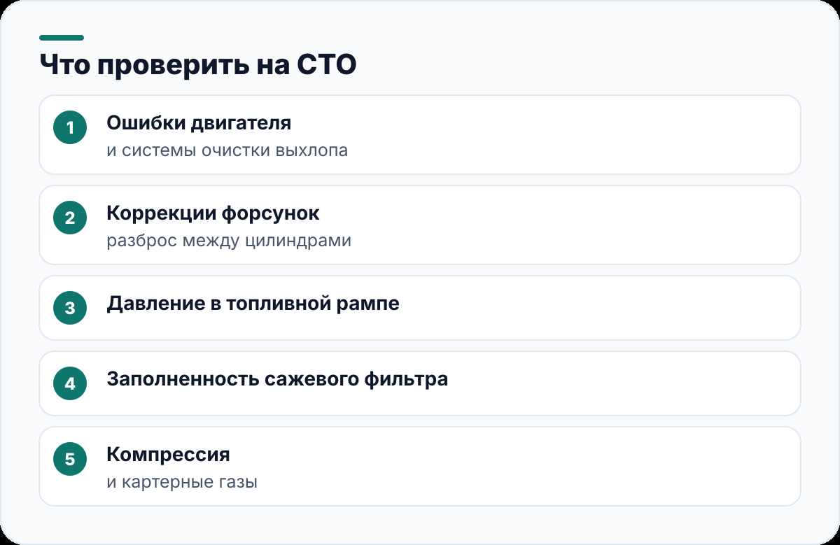 Что проверить на СТО