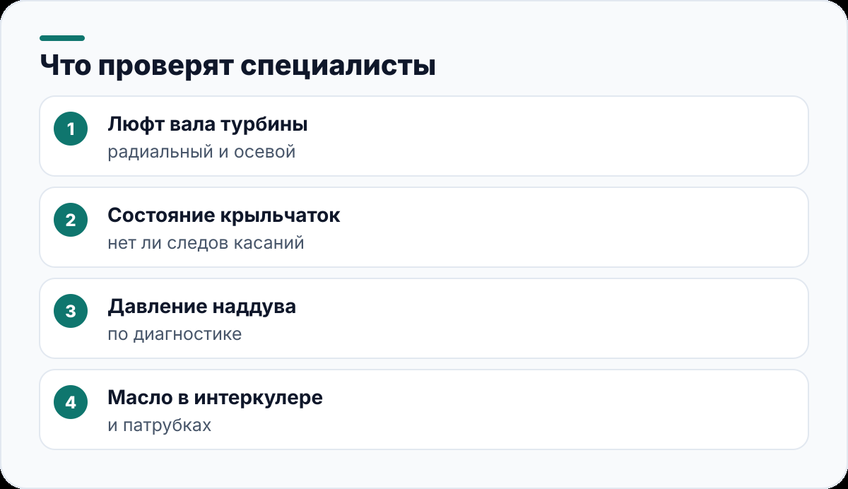 Что проверят специалисты